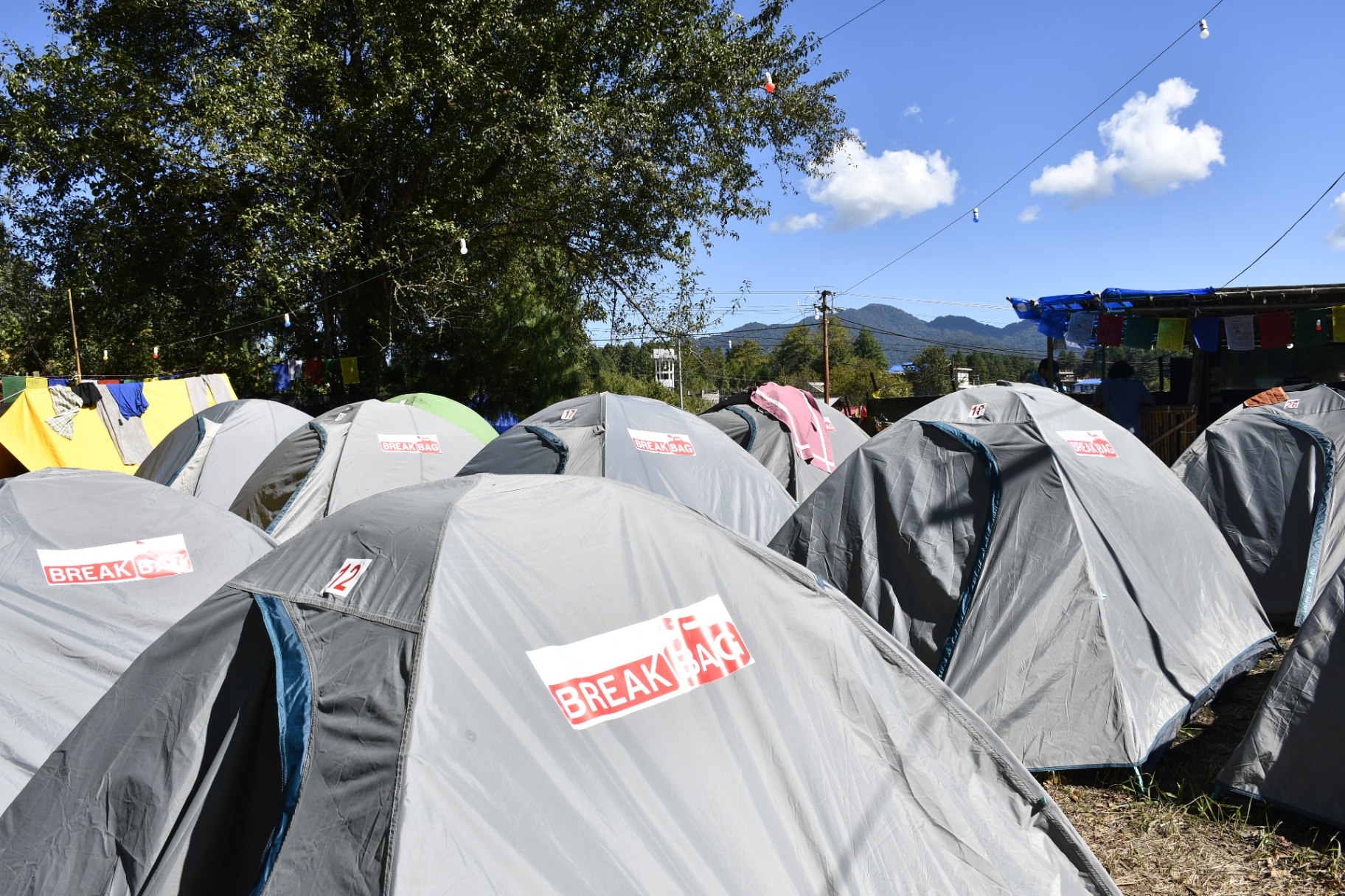 BreakBag campsite at Ziro